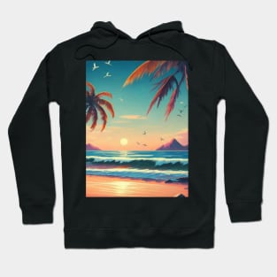 Beach, Tropical ocean Hoodie